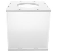 CAXUSD Boîte à Tirage Transparent Acrylique Givré Conteneur à Tickets et Suggestions Coffre de Collecte de Fonds Votes Boîte à Billets Résistante et Réutilisable