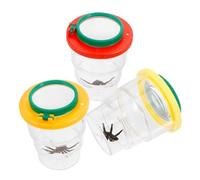 CAXUSD Boîte D'observation D'insectes avec Loupe Idéale pour 'Exploration des Insectes par Les Enfants Contenant Un Jarre D'observation Pratique Et Colorée