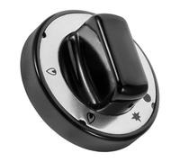 CAXUSD Bouton de Vanne à Gaz en Bakélite Noir Résistant à Haute Température Design Moderne et Fonction Pratique pour Poêle à Gaz et Réchaud Cuisine