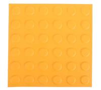 CAXUSD Brique Aveugle Motif Unique Facile à Utiliser Jaune en Pvc Planche de Trottoir Multifonctionnelle pour Revêtement de Sol Extérieur et Jardin