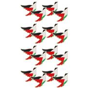 CAXUSD Broche Symbole de Paix Palestine en Alliage de Zinc 16pcs, Épinglette pour Vêtements et Vestes, Symbole Unique de Paix, pour Collection Personnelle et Mariage