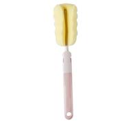 CAXUSD Brosse De Nettoyage Pour Bouteilles Long Manche Brosse à Tétine Et Paille Ensemble Pratique De Rose