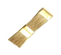 CAXUSD Brosse de Nettoyage pour Ponceuse à Mini Taille Embout en Fil de Cuivre pour Usage Professionnel et Domestique Nail Art