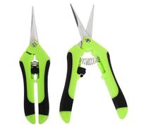 CAXUSD Ciseaux De Jardinage en Acier Inoxydable Lot De 2 Poignée Plastique pour Tailler Vergers Et Haies