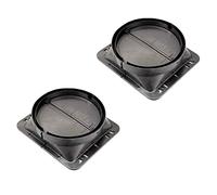 CAXUSD Clapet Anti-retour Pour Ventilateur De 2 Pièces Base Compatible Hotte Extractrice Raccord Facile À Installer