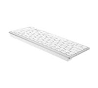 CAXUSD Clavier Blanc sans Fil Hébreu Ultra-Fin Clavier Silencieux et Touches Confortables pour Ordinateur Portable, pour Travailler Un Environnement Calme