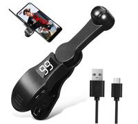 CAXUSD Cliqueur D’écran Automatique pour Téléphone, Portable et Pliable, Compatible, en Abs Noir, pour Diffusion en Direct et Répétition de Clics