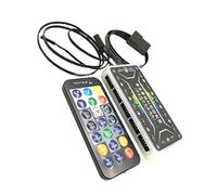 CAXUSD Contrôleur Argb Hub Ports avec Télécommande Contrôleur de Ventilateur et Bande LED pour PC Modes Musical Mixte et Unique Installation Facile