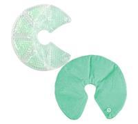 CAXUSD Coussinets D'allaitement avec Housse Protectrice, pour Allaitement en Gel, Compresse de Gel, Pvc, Peluche, Billes, Réutilisables, Chaud et Froid et Engorgement Post-partum
