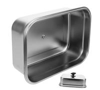 CAXUSD Couvercle Acier Inoxydable pour Plaque De Cuisson pour Fondre Fromage Cloche De Rectangulaire Cuisine Et Barbecue