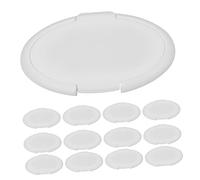 CAXUSD Couvercle en Plastique Blanc pour Lingettes Bébé Étanchéité et Facile à Nettoyer, Compatible Boîte Distributrice 30pcs, pour Usage Quotidien