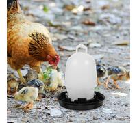 CAXUSD Distributeur d'eau pour Poulets et Volailles Système Automatique et Bac de Stockage, Conçu pour Poussins, Canards et Oiseaux en Élevage Amateur