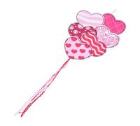 CAXUSD Drapeau de Jardin Décoration Extérieure Résistante aux Intempéries en Feutre Saint-valentin Motif Cœur Élégant, Corde Suspendre Saison Printanière pour Pelouses