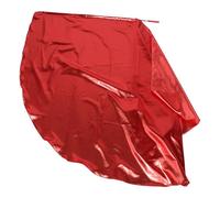 CAXUSD Drapeau Demi-Cercle Danse 190 X 140 CM Rouge, Léger et Résistant à la Décoloration, pour Performances Sportives, Spectacles et Cultes en Extérieur, Drapeaux en Demi-Cercle à Main