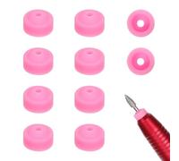 CAXUSD Drill Nail Dust Collector Caps 10pcs Silicone Cover Protector for Cuticle Pushers Nail Polishing Machine Heads with Dust Stopper for Acrylic Nail Art