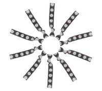 CAXUSD Élastiques à Cheveux pour Sport Élasticité, Lot de 20 Pièces en Polyester Noir, Solution Rapide pour Coiffure, Adaptés aux Activités Sportives Adolescentes