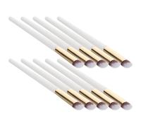 CAXUSD Ensemble de 10 Pinceaux Correcteurs pour Maquillage, Brosse à Fibres Douces en Bois, Durabilité Élevée, pour Application Uniforme Correcteur, pour Femmes