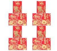CAXUSD Ensemble De 36 Enveloppes Rouges Magnifiquement Conçues Pour Le Nouvel An Chinois Pour Célébrer Le Nouvel An Lunaire