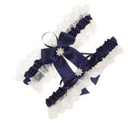 CAXUSD Ensemble de Jarretières de Mariage en Dentelle Élégante Mariée, Confortable et Légère, Accessoires Classiques pour Robe de Mariée Lors Cérémonie