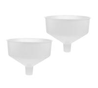 CAXUSD Entonnoir Cuisine 2 Pièces en Plastique Réutilisable Grand Modèle pour Remplissage d'Huile, Vinaigre et Jus Ustensile Polyvalent pour Usage Culinaire