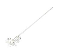 CAXUSD Épingle à Cheveux Élégante et Classique en Alliage Argenté à Fleurs Chinoise Accessoire Cheveux pour Femmes et Filles pour Mariage et Saint-valentin