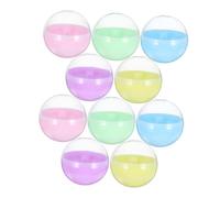 CAXUSD et Présents de Fête Rondes Translucides en Pp 50 Capsules Design Pastel Unique 65 Mm Faciles à Installer pour Distributeur Automatique pour Jouets