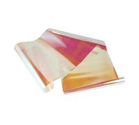 CAXUSD Film Filtre Projecteur Gel Couleur 30x100 Cm pour Éclairage Photo Studio Professionnel, Diffuseur Lumineux Léger Portable, Film Coloré D’Ambiance Coucher de Soleil Rouge Irisé