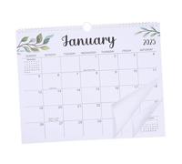 CAXUSD Grand Calendrier Mural avec Reliure Spirale et Section Notes Planner Familial Papier Épais pour Bureau et Maison