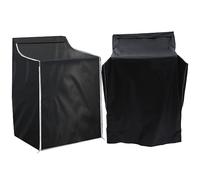 CAXUSD Housse de 4 côtés pour machine à laver tissu Oxford housse anti-poussière bande élastique pour lave-linge et sèche-linge
