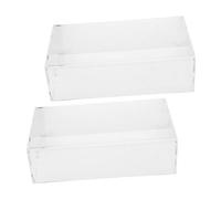 CAXUSD Housse De Souris Transparente En Acrylique Robuste 2 Pièces Pour Souris Sans Fil, Protection Anti-poussière Et Anti-rayures, Adaptée Bureautique Et Ordinateur Portable, Dimensions 180x100x50 Mm