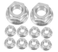 CAXUSD Kit de 15 Pièces Écrous de Guide-chaîne pour Tronçonneuse, Fixation Barre de Tronçonneuse, Adaptateur Écrou à Sertir, Remplacement Précis, Usage Domestique, Compatible Hu530015917