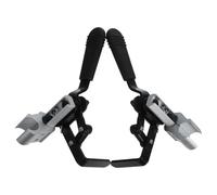 CAXUSD Leviers de Frein 2pcs en Alliage D'aluminium Fixation Solide Poignée Longue et Confortable pour Fauteuil Roulant Accessoires pour Usage à Domicile