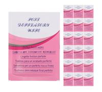 CAXUSD Lingettes Nettoyantes Après Épilation Cire 50 Pcs, Formule Douce Hydratante sans Irritation, Lingettes Soin Post-épilation Visage et Corps, Élimination des Résidus de Cire, Usage