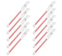 CAXUSD Lot de 10 Stylos Marqueurs Étanches en Plastique Rouges Multi-usages Faciles à Utiliser pour Maquillage Sourcils et Microblading Précis