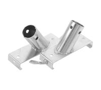 CAXUSD Lot De 2 Connecteurs Pour Brosse De Désherbage Manche De Balai Tête De Balai Adaptateur Pour Manche Métallique Douille Métallique Accessoires Pour Brosse De Nettoyage Argent