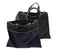 CAXUSD Lot de 2 Mallettes pour Ordinateur Portable en Tissu Oxford Imperméable, Pochettes Zippées avec Poignée, Sacoches Multifonctions pour Mallette D'avocat et Organiseur de