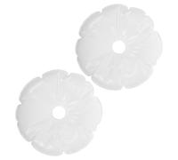 CAXUSD Lot de 2 Paquet Desterrement à Eau en PVC Résistant Base Lestée Carrée pour Support D’Arche de Ballons Poids Remplis D’Eau pour Décoration de Fête Mariage et Événements
