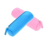 CAXUSD Lot De 2 Trousse À Crayons Feutre Organiseur Fermeture Éclair Paquet Portable pour Filles Pochette Stylos Maquillage