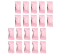 CAXUSD Lot de 20 Lingettes Compressées Jetables en Non-tissé Rose, Haute Absorbance, Serviette Visage Portable pour Voyage et Déplacements Professionnels