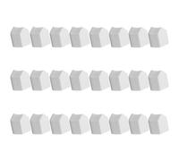 CAXUSD Lot de 24 Éponges à Dégradé pour Nail Art, Accessoires pour Ongles en Mousse Blanche, Applicateurs Compacts pour Manucure, pour Transfert de Couleurs et Pose D'ongles en Voyage