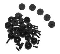 CAXUSD Lot de 25 Pieds Antidérapants pour Boîtier Pc, Pieds Anti-Vibrations en Plastique Solide Compatibles Trous de 5 Mm, Coussinets Amortisseurs pour Support Stable Bruit, Accessoires