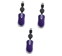 CAXUSD Lot De 3 Petites Souris Dordinateur Portables Résolution Optique 1600 Dpi Confortables pour Les Mains Gauche Et Droite Adaptées Aux Systèmes