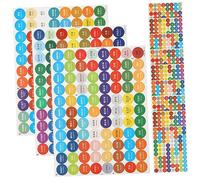 CAXUSD Lot de 4 D’étiquettes pour Bouteilles D’huile en Plastique Résistantes aux Taches et Incassables pour Coller sur Surfaces Lisses