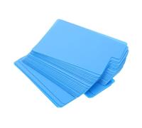 CAXUSD Lot de 50 Séparateurs de Vinyles D’Album en PVC, Onglets Inscriptibles pour Identification Rapide, Rangement et Protection des Disques, Maison ou Boutique