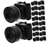 CAXUSD Lot de 50 Vis à Crémaillère M6x16 Cm Et Écrous en Cage pour Armoire Serveur, Matériel Informatique Professionnel, Noir, Montage Facile, Usage Rack Réseau