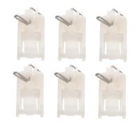 CAXUSD Lot De 6 Clips De Fixation Pour Étagère De Congélateur Pinces De Support Pour Réfrigérateur Multi-usages Pour Vitrines Installation Facile