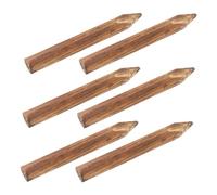 CAXUSD Lot De 6 Piquets De Clôture en : Panneaux Décoratifs De Clôture De Jardin en, Bordures en, Piquets De Bordure De Pelouse pour Jardin, Terrasse, Extérieur,
