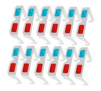 CAXUSD Lot de 70 Lunettes en Carton pour Films 3D Verres 3D Rouges Et Bleus pour La Maison