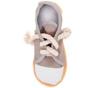CAXUSD Mâcher Chien Forme Chaussure en Toile, Corde Coton | Petits et Moyens Chiens, Jeu et Entraînement, Gris, Nettoie les Dents, Souple