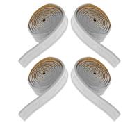 CAXUSD Moulure de finition flexible auto-adhésive 4 rouleaux 4 cm en écume blanc pour protection d'angle et home decor